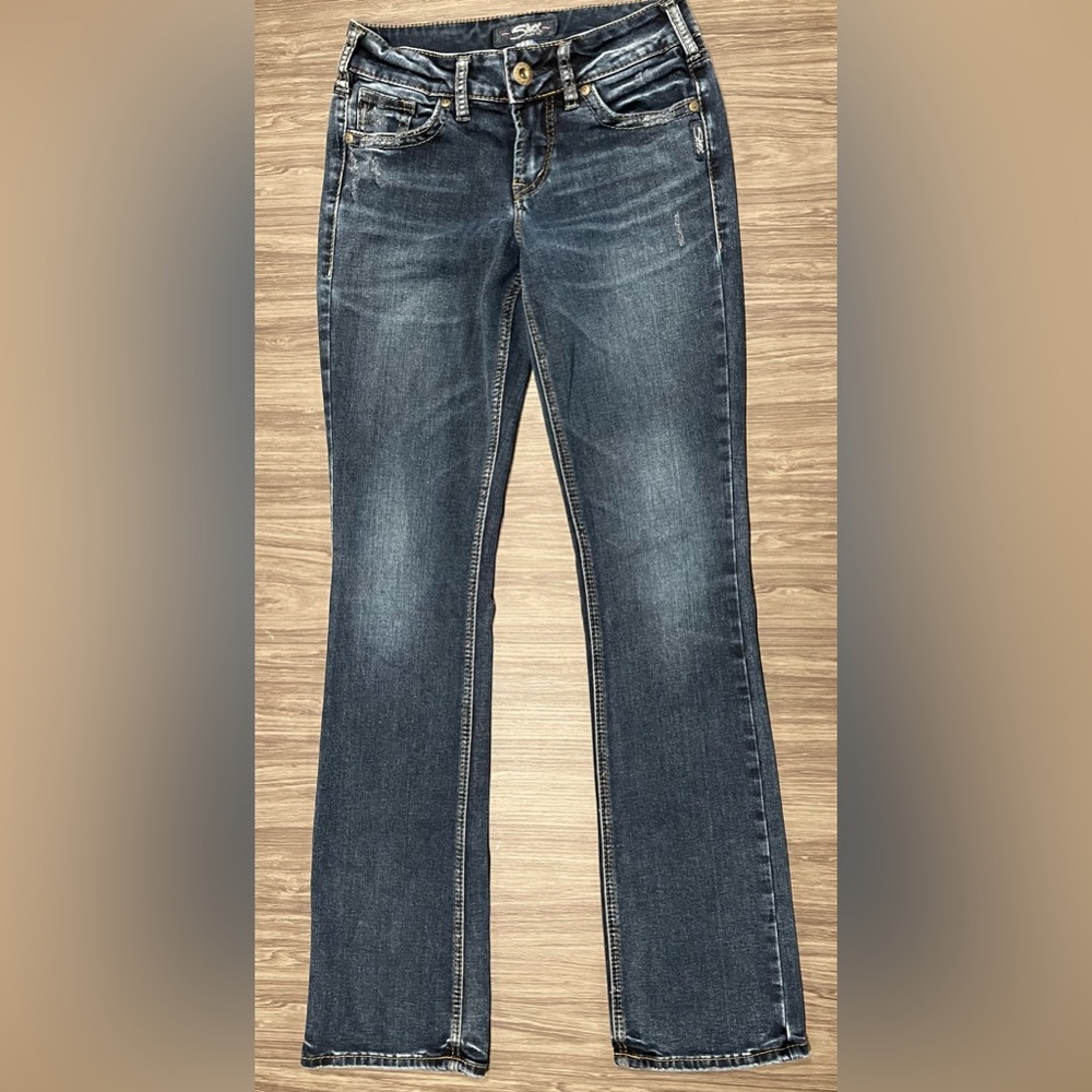 SILVER JEAN CO. Suki slim boot cut W26 L33